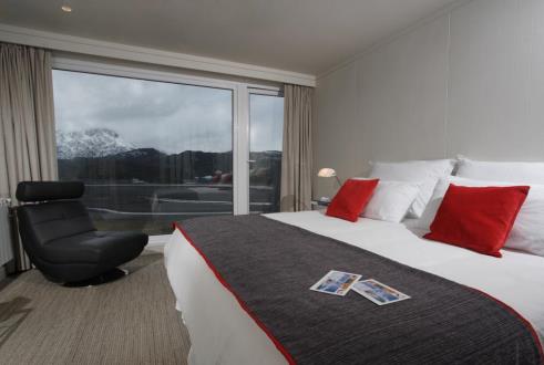 Hotel Lago Grey Torres del Paine bedroom